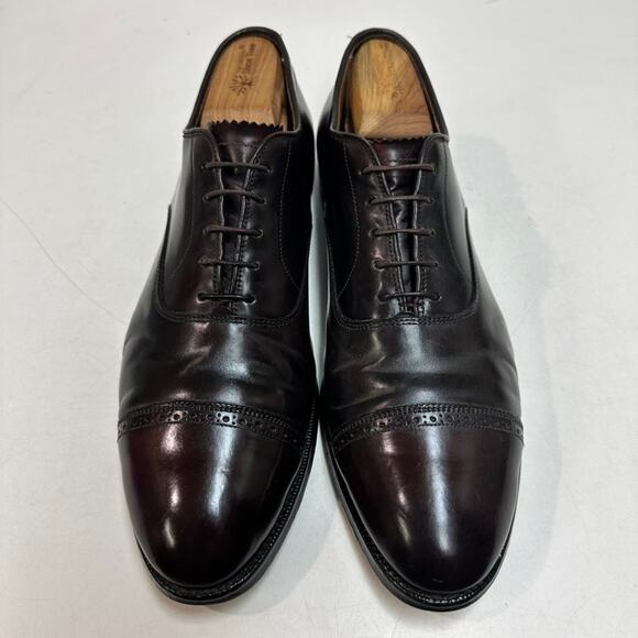 NEW HEELS Alden 9015 Perf Tip Bal Oxford Color 8 Shell Cordovan USA 10.5 AA/B - Picture 3 of 13